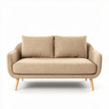 Canapé moderne pour salon en tissu beige - 180 x 80 x 75