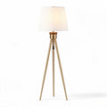 Lampe sur pied pour éclairage intérieur en métal et tissu - 70 x 40 x 40
